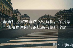 海角社区官方直达路径解析，深度聚焦海角官网与论坛高效使用攻略