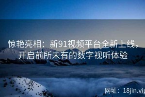 惊艳亮相：新91视频平台全新上线，开启前所未有的数字视听体验