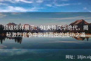 顶级榜样展示：91大神风华绝代，揭秘激烈竞争中脱颖而出的成功之道