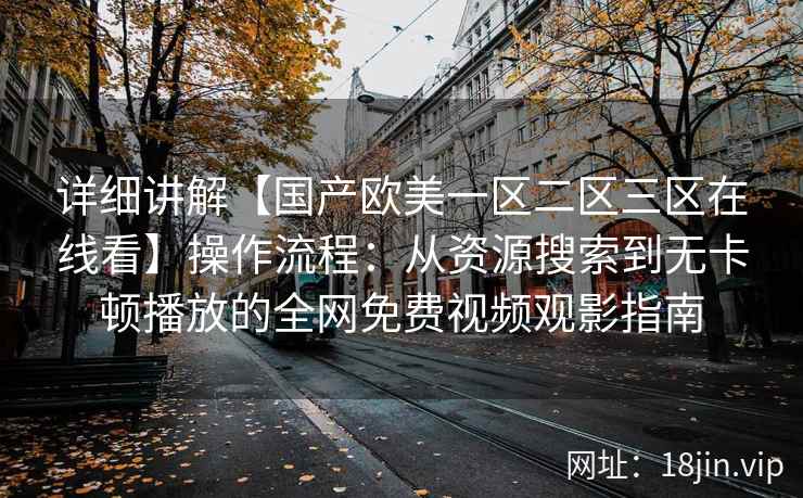 详细讲解【国产欧美一区二区三区在线看】操作流程：从资源搜索到无卡顿播放的全网免费视频观影指南